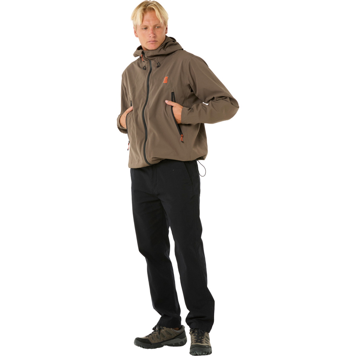 2025 Rip Curl Mens Anti Series Search Spray Jacket 01JMJA - Deep Rock
